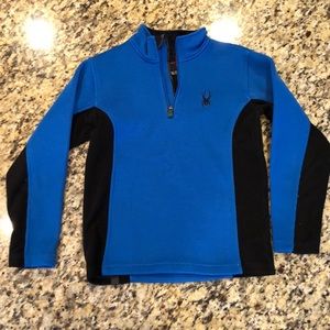 Spyder kids’ heavy Dri-fit quarter zip